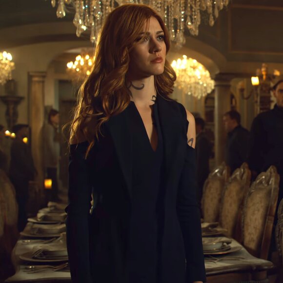 Alice + Olivia Niko Cold Shoulder Dress ASO Clary Fray - Picture 11 of 13